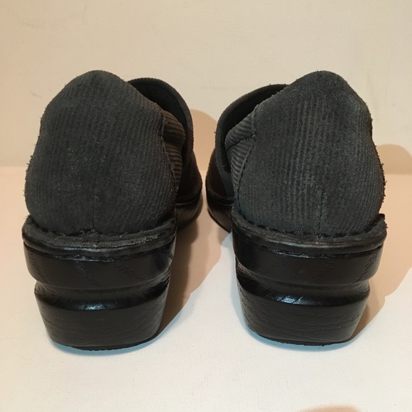 $22/2+ Born Leather Clogs Gray 8.5 EU40 - Picture 4 of 8